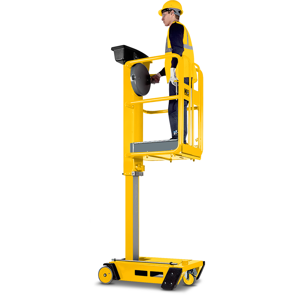 Nacelle à mât vertical manuelle 4,20 m Kiloutou