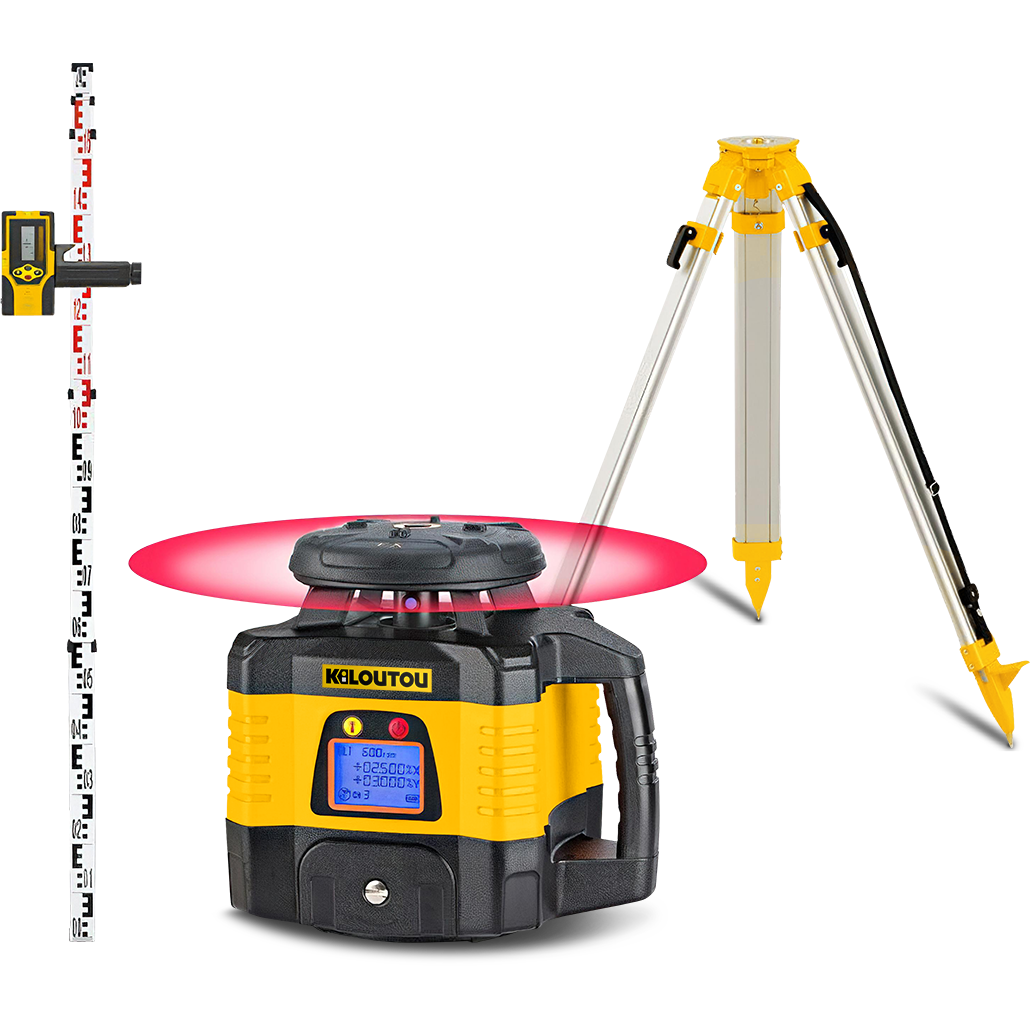 Niveau Laser Rotatif Kknoon 3D – Auto-nivelant, Laser Vert, Avec Boîtier – Neuf