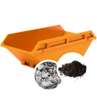 Benne à gravats / terre jusqu'à 12 m³