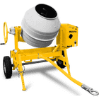 Bétonnière thermique tractable - 340 L