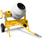 Bétonnière électrique tractable - 345 L