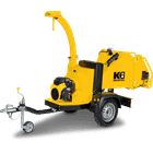 Broyeur de branches et de végétaux tractable sur roues - Ø 100 mm