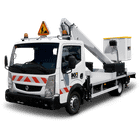 Camion nacelle hybride télescopique - 16,30 m