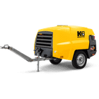 Compresseur d'air diesel sur remorque - 7 bar - 3 500 L/min