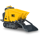 Dumper thermique frontabenne sur chenilles avec lame de chargement - CU 600 kg