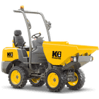 Dumper thermique frontabenne et latéral sur pneus - CU 850 kg