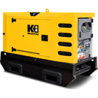 Groupe électrogène à régulation électronique sur skid - 20 kVA - 230 / 400 V