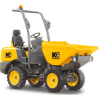 Dumper thermique gyrabenne sur pneus - CU 3 500 kg