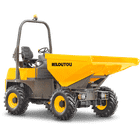 Dumper thermique gyrabenne sur pneus - CU 3 500 kg