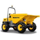 Dumper thermique gyrabenne sur pneus - CU 1 500 kg