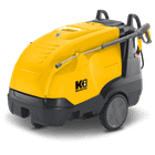 Nettoyeur à haute pression électrique sur brouette eau chaude - 100 bar - 13 L/min