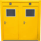 Cellules sanitaires de chantier raccordables
