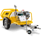 Nettoyeur à haute pression essence sur remorque avec cuve - 207 bar - 15 L/min - 940 L