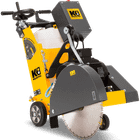 Scie de sol électrique - prof. 165 mm