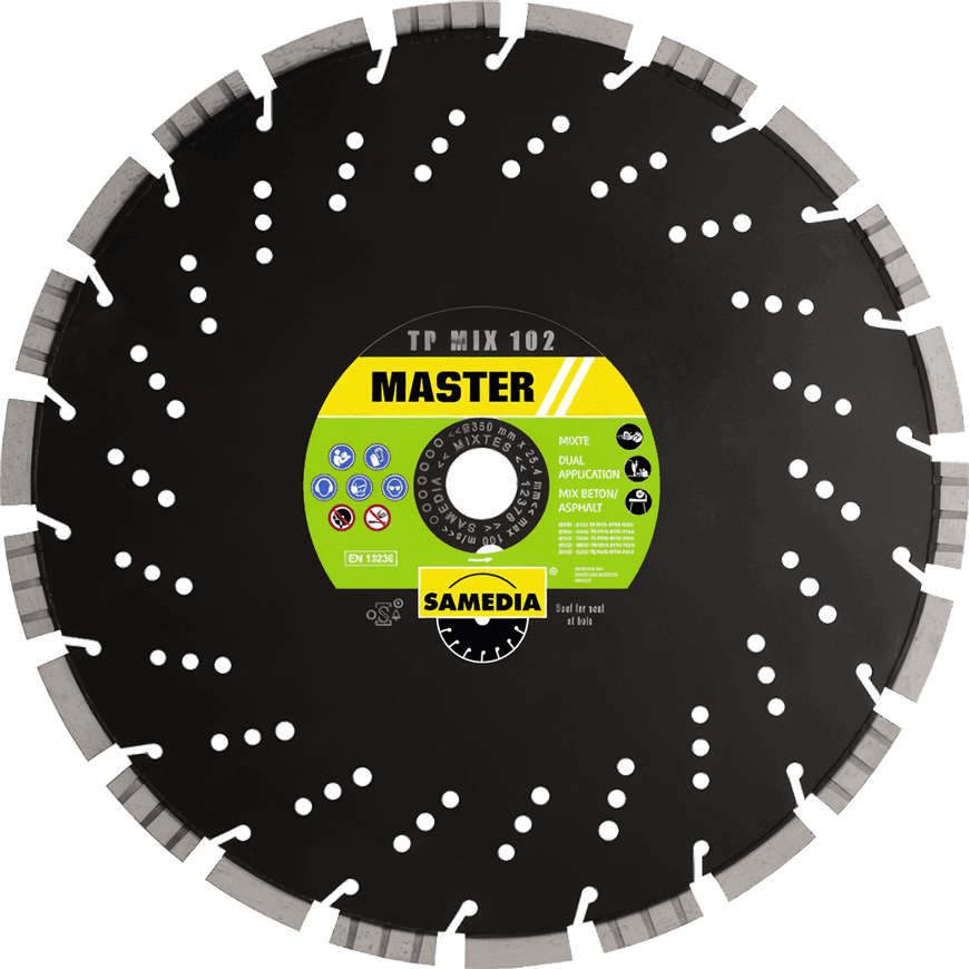 Disque Diamant Béton / Asphalte 300 X 25,4 X H12 Mm Pro TT SIDAMO