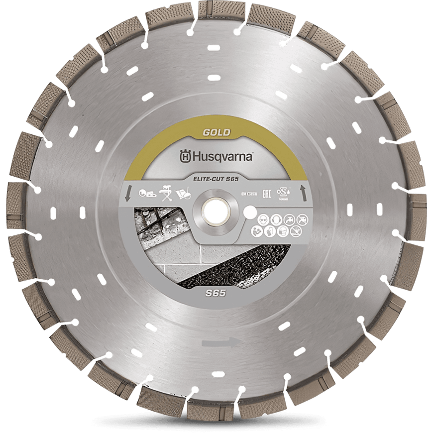 Meule Diamantée 230mm Pour Béton Et Granit - Segment 5mm, Alésage 22.23mm