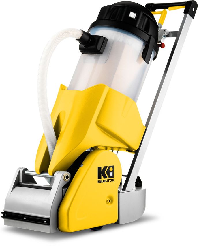 ponceuse à parquet à bande avec aspirateur