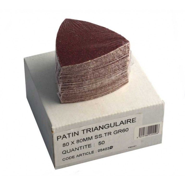 Patin abrasif pour ponceuse d’angle