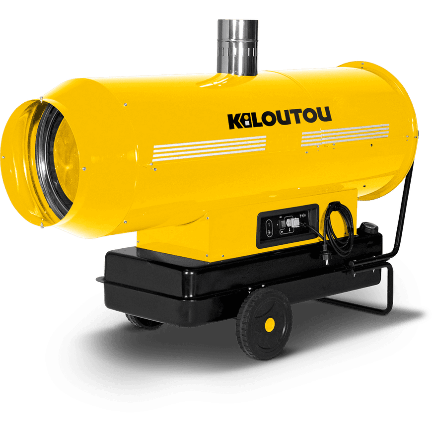Chauffage fioul à air pulsé à combustion indirecte avec cuve 85 kW — free download