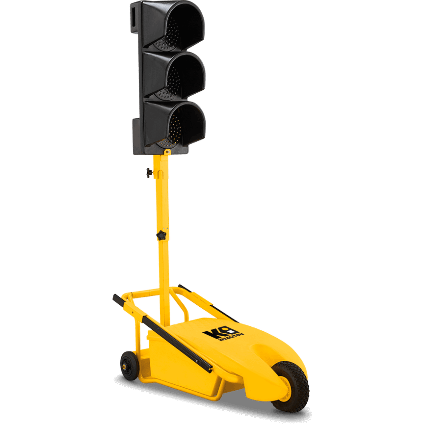 Paire de feux tricolores alternatifs de chantier