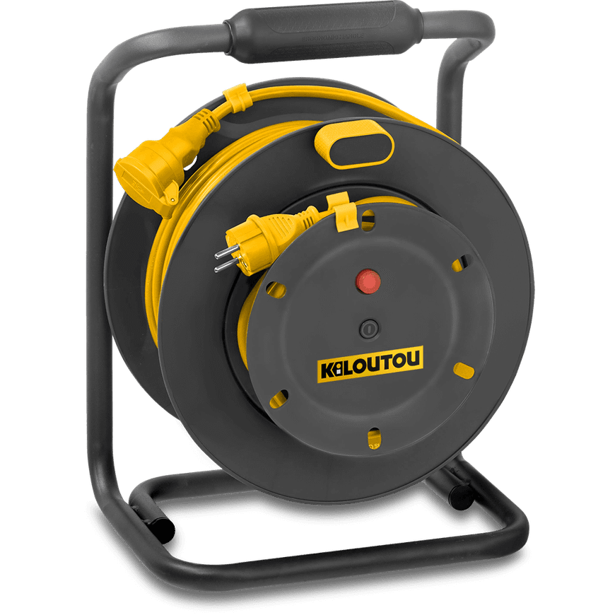 Prolongateur électrique - 25 m - 230 V - 3500 W - 1 prise - Kiloutou
