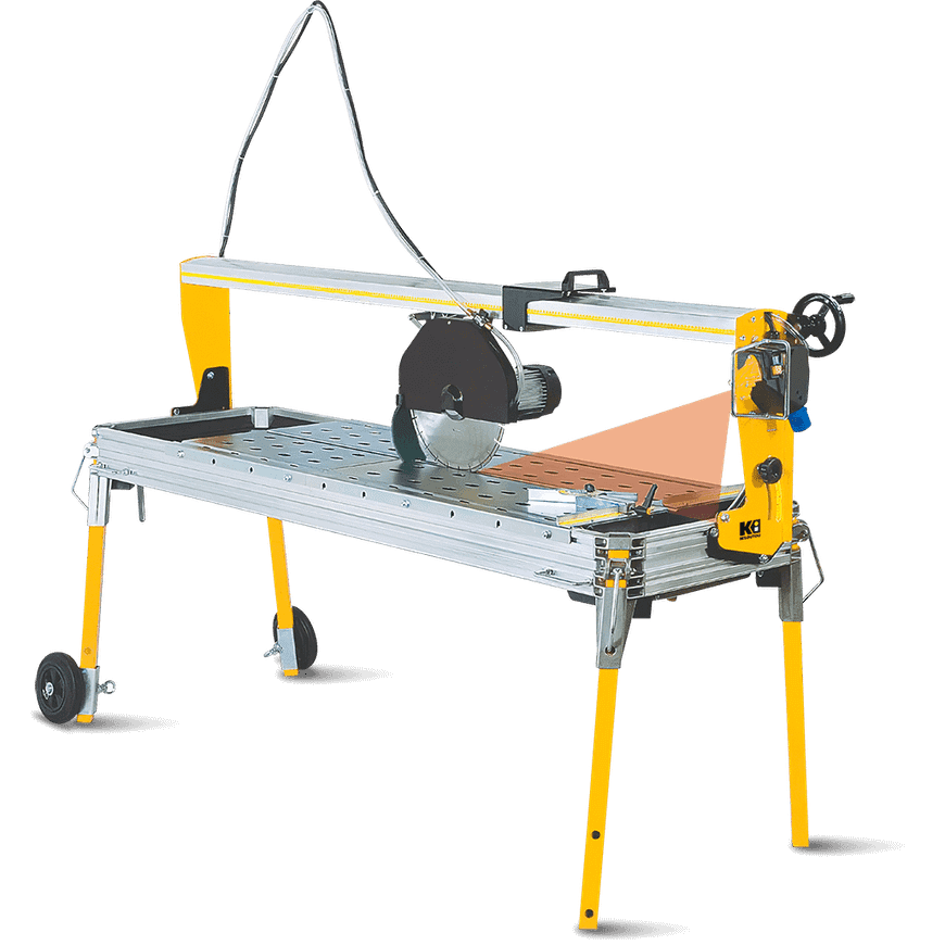Scie à carrelage électrique sur table