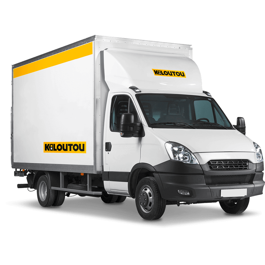 grand camion de déménagement avec hayon