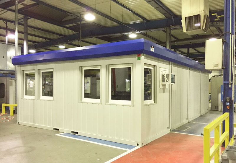 Assemblage de bâtiments modulaire en usine