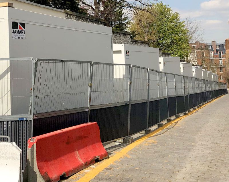 Base vie de chantier à Paris