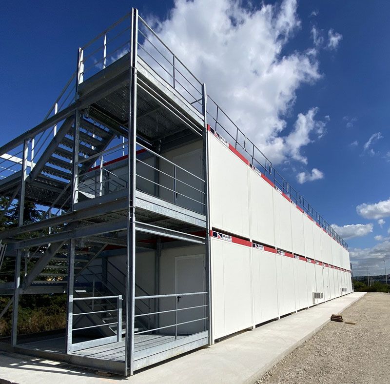 Bungalow de chantier métallique