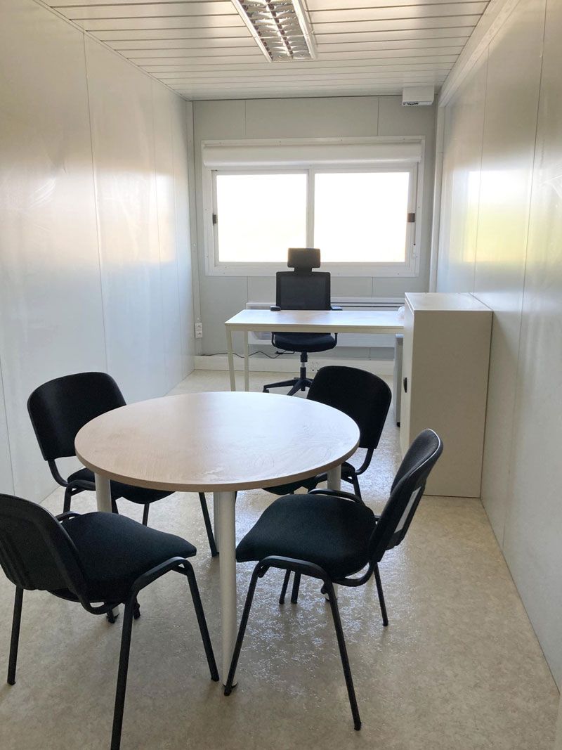 bureau modulaire fermé