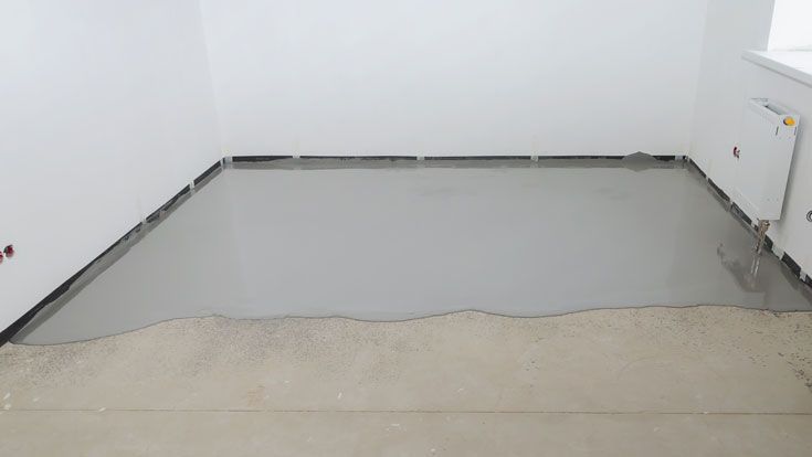 ragréage sol avec enduit autonivelant