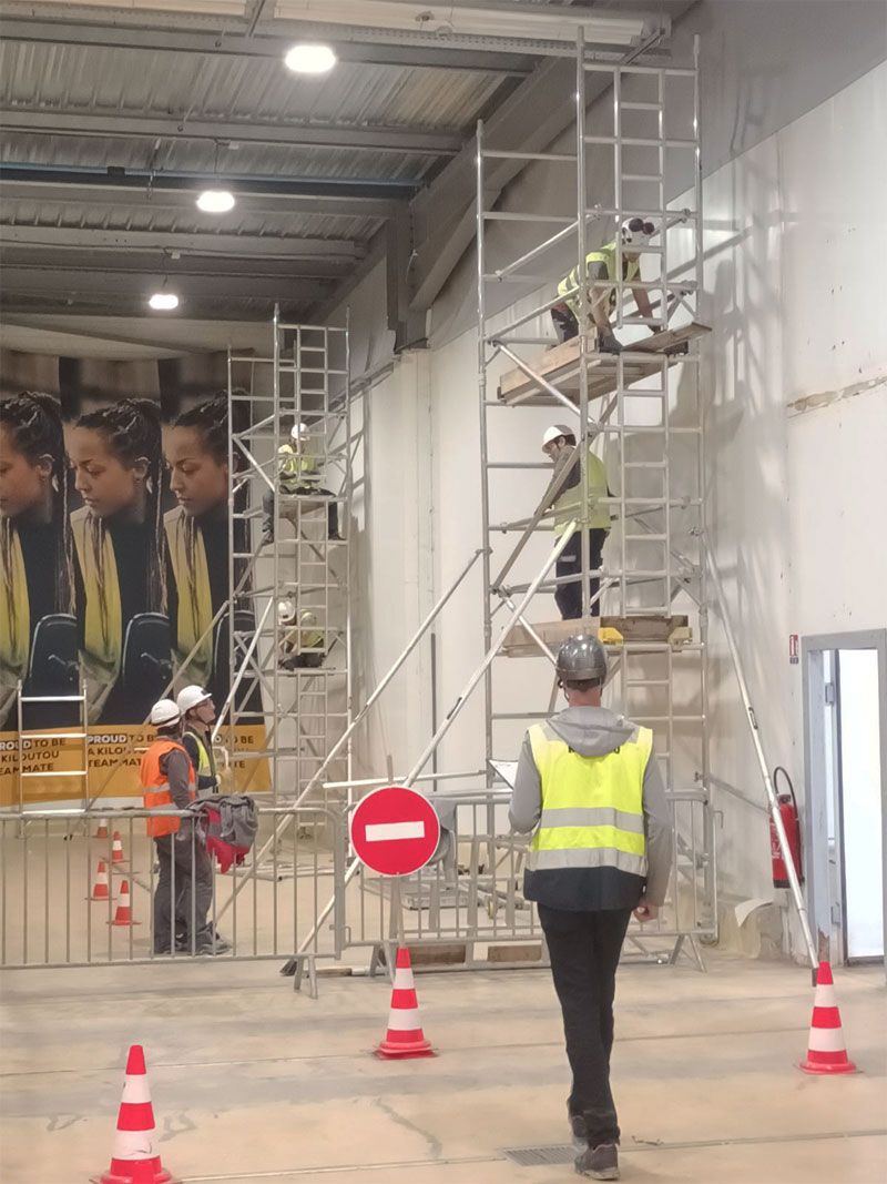 Formation échafaudage roulant