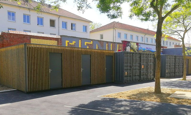 Locaux de stockage modulaire