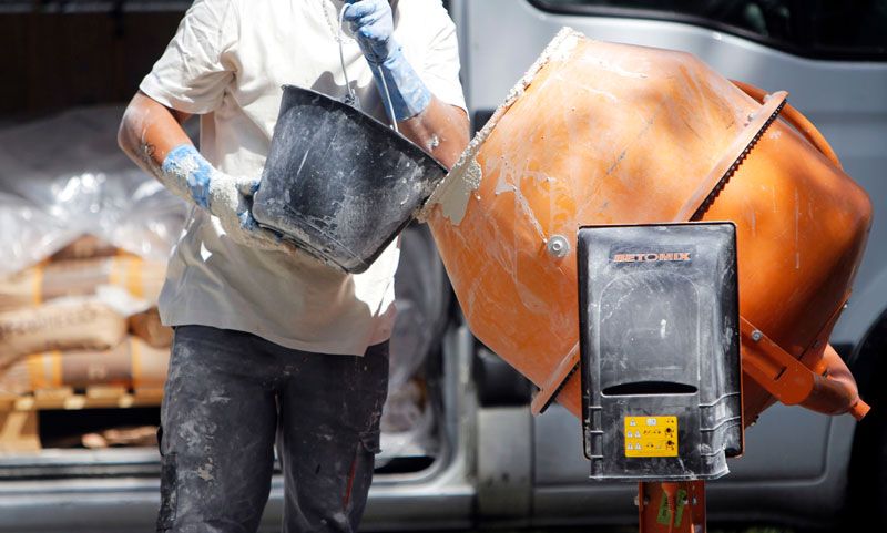 remplissage betonniere