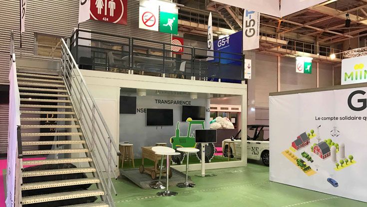 Stand modulaire au salon de l'Agriculture
