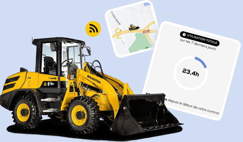 Télématique engins de chantier Kiloutou
